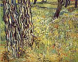 Tree trunks by Vincent van Gogh